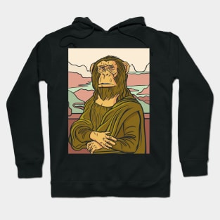 Philosophical Ape Contemplation Hoodie